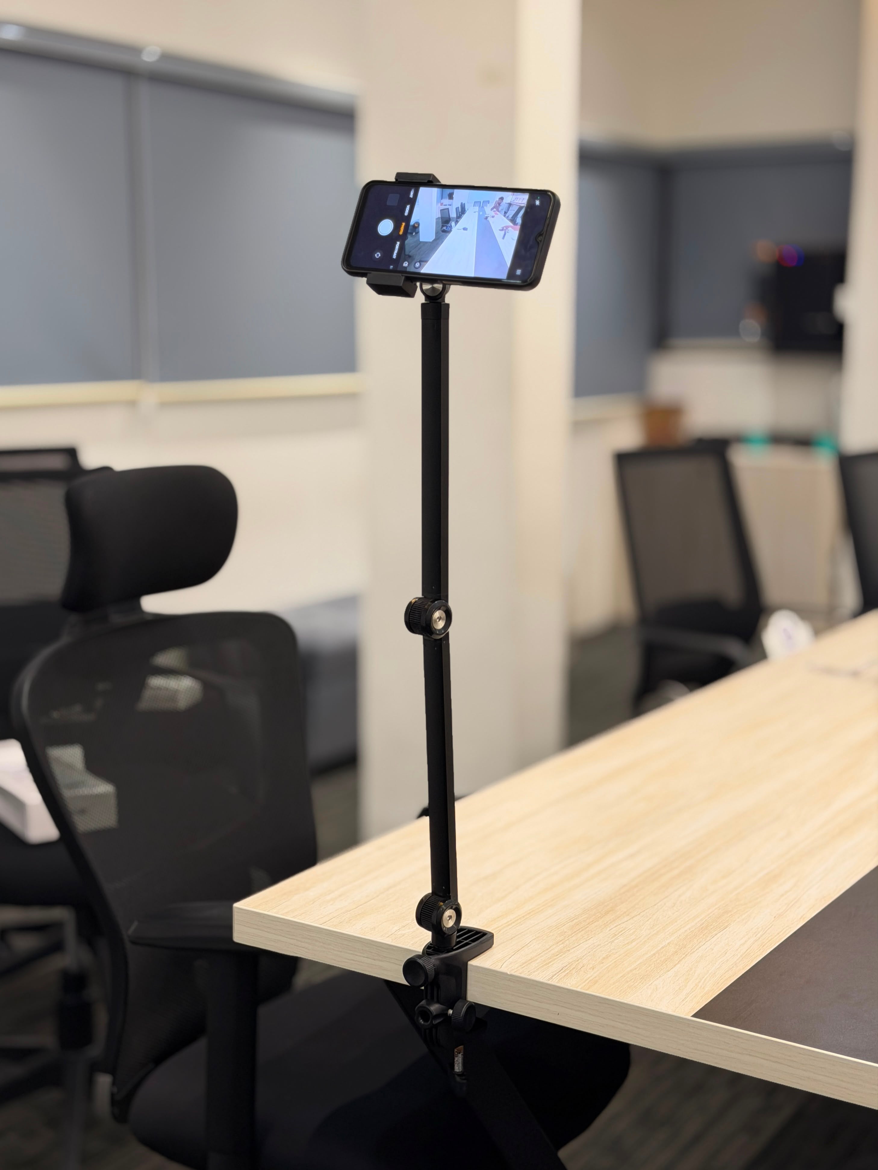 Fitgear FG-Y2 Adjustable Desk Phone Holder – 360° Rotating Foldable Mobile Stand