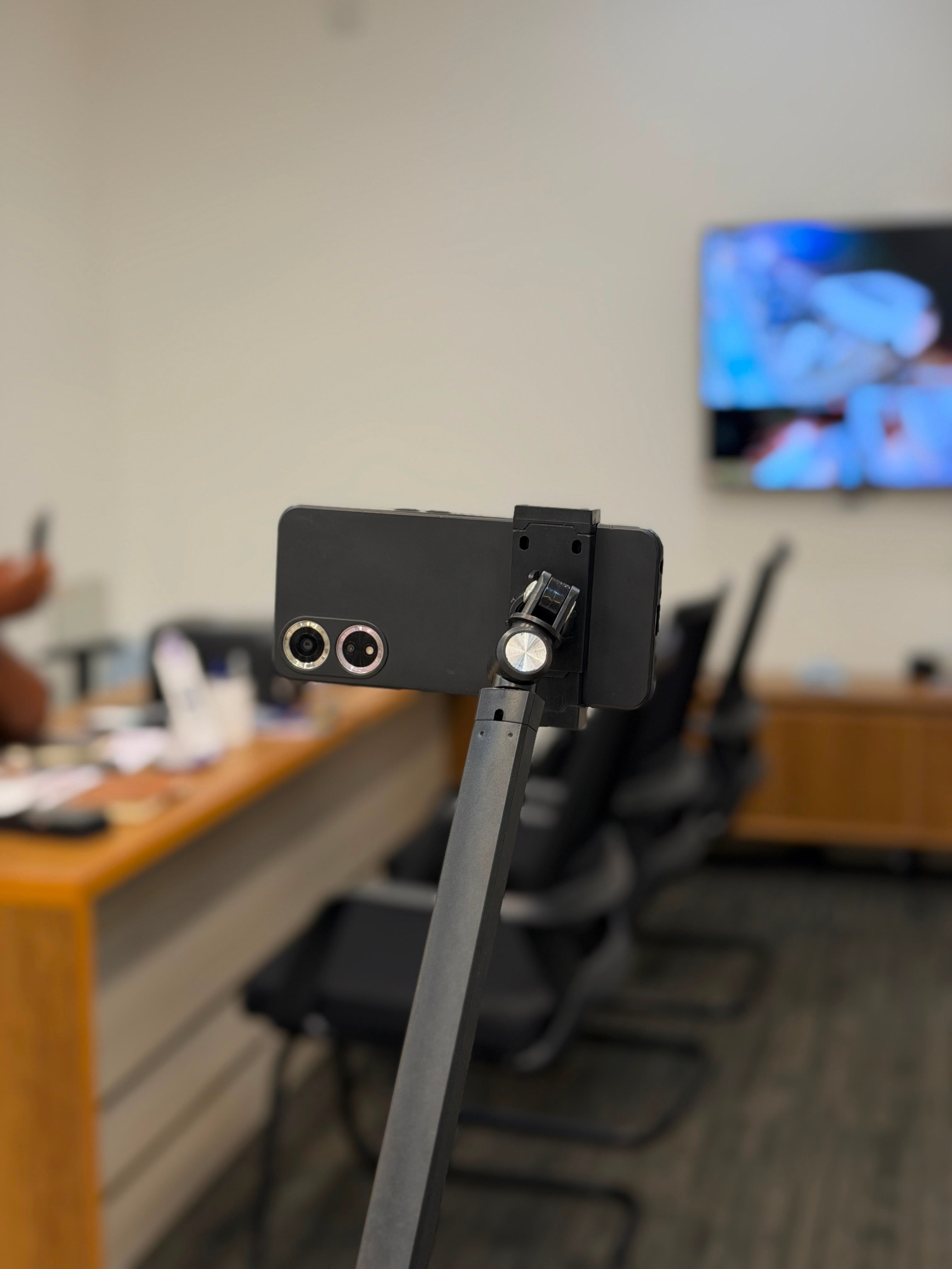 Fitgear FG-Y2 Adjustable Desk Phone Holder – 360° Rotating Foldable Mobile Stand