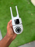 360° Outdoor Security Camera with Dual Lens, Night Vision & Motion Detection – WiFi CCTV Camera