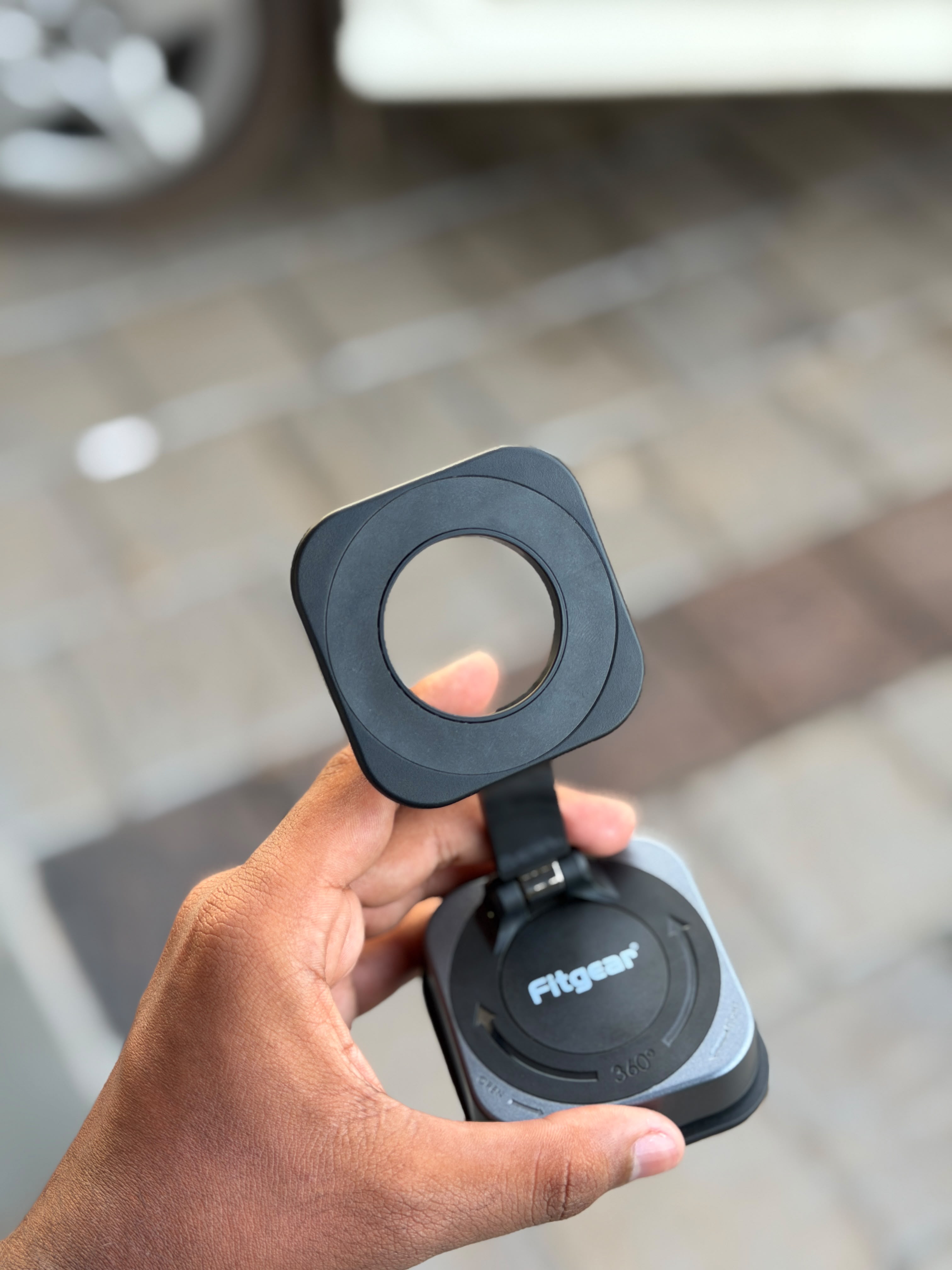 Fitgear FG-94 360° Rotating Magnetic Phone Stand – Foldable Desk & Table Mount