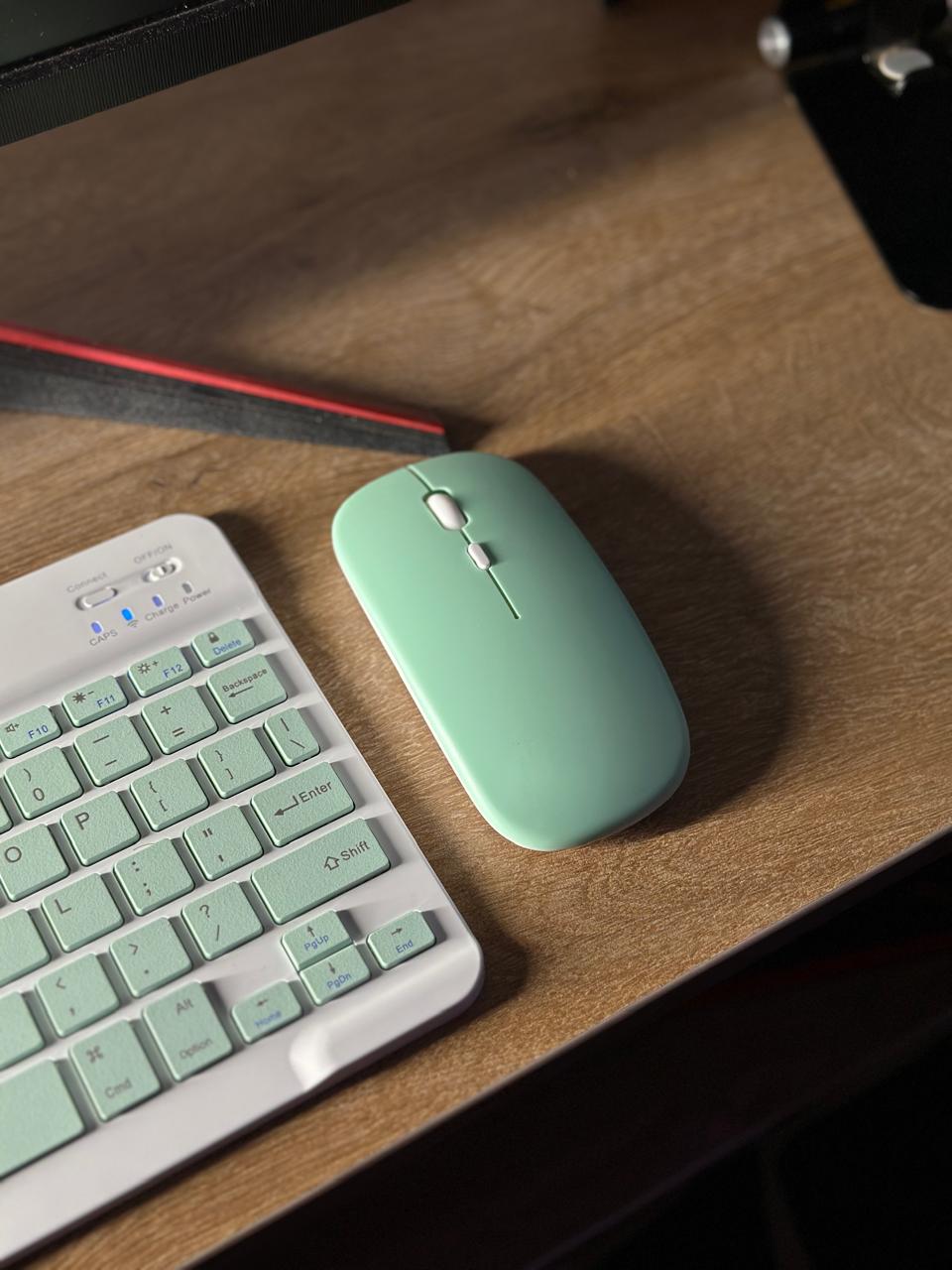 K17 Wireless Keyboard & Mouse Combo | Rechargeable Bluetooth Keyboard with Colorful Backlight